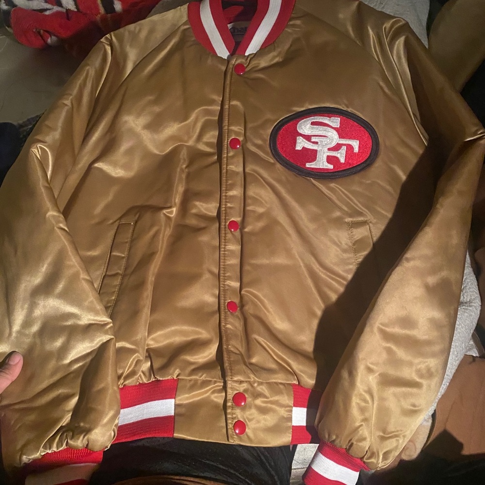 49ers jacket vintage size large
